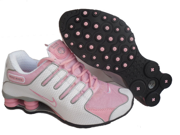 Womens Nike Shox Nz Mesh Up Shoes White Pink